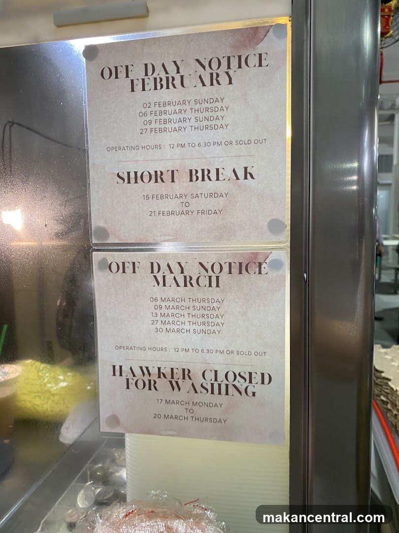 Off Day Notices