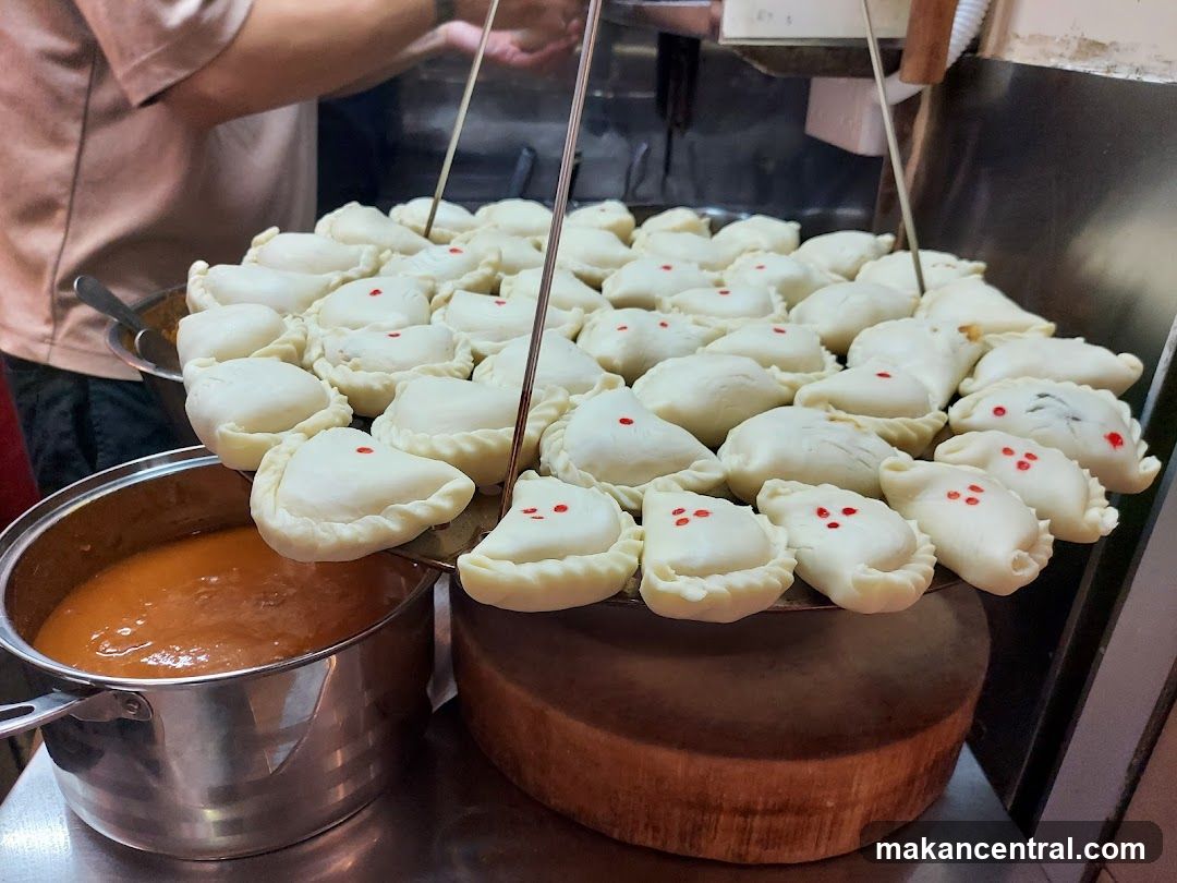Uncooked Pastries with Sauce