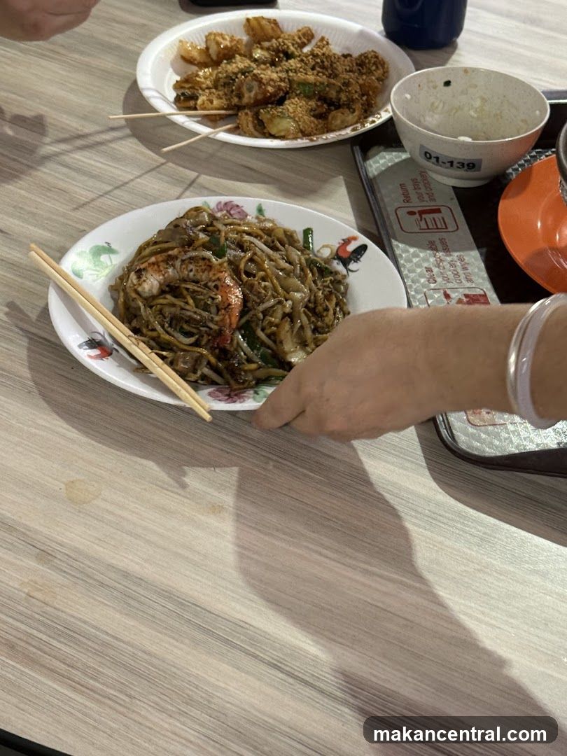 Noodles and Fried Food