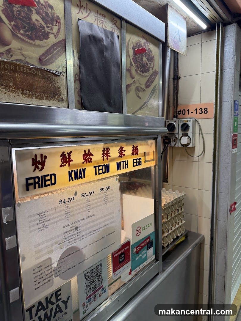 Fried Kway Teow With Egg Menu