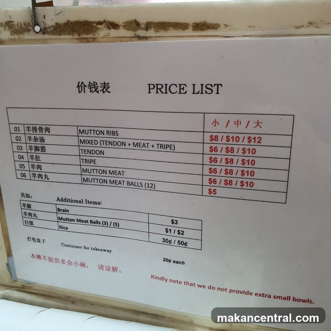PRICE LIST