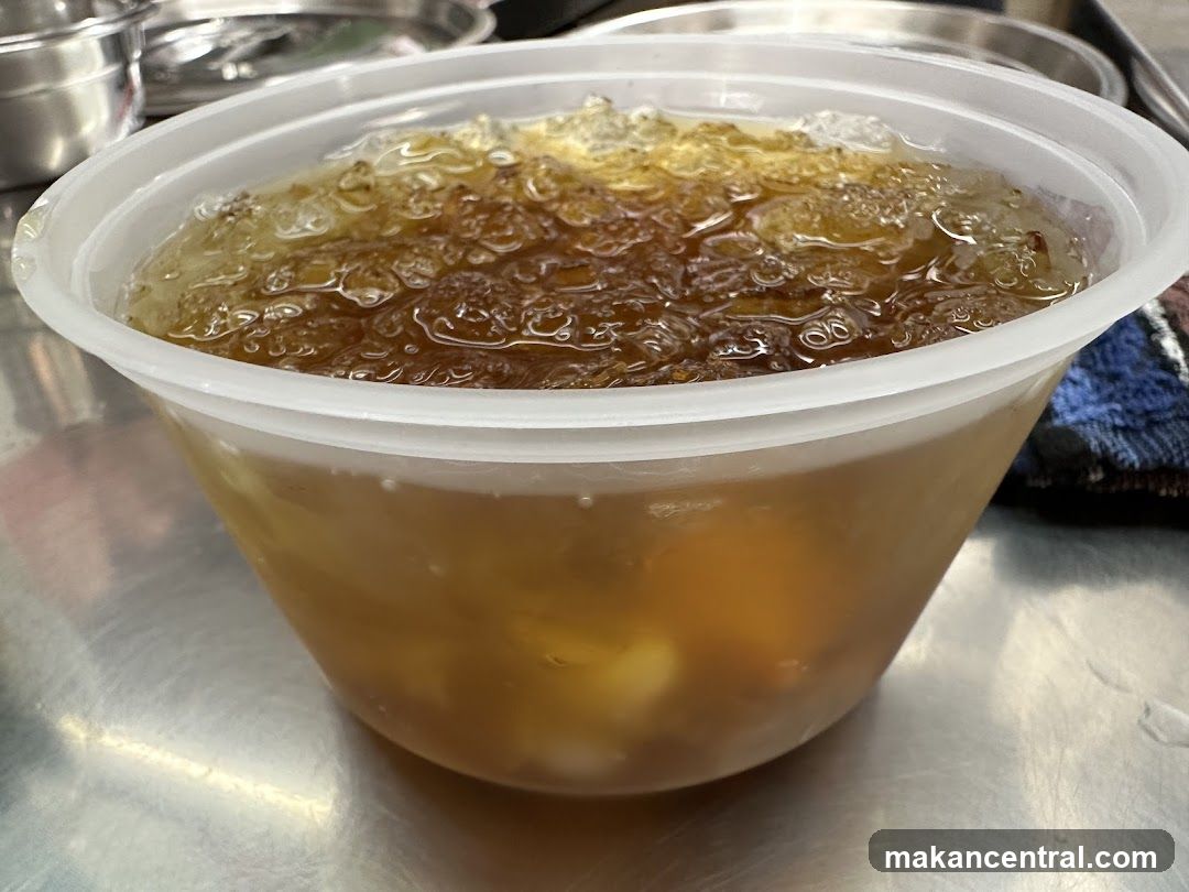 Iced Beverage in Plastic Container