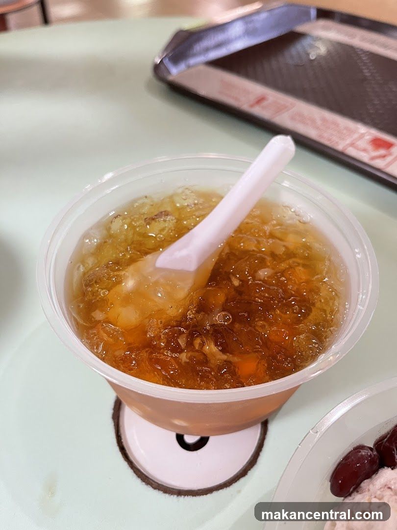 Iced Tea with Ice and Fruit