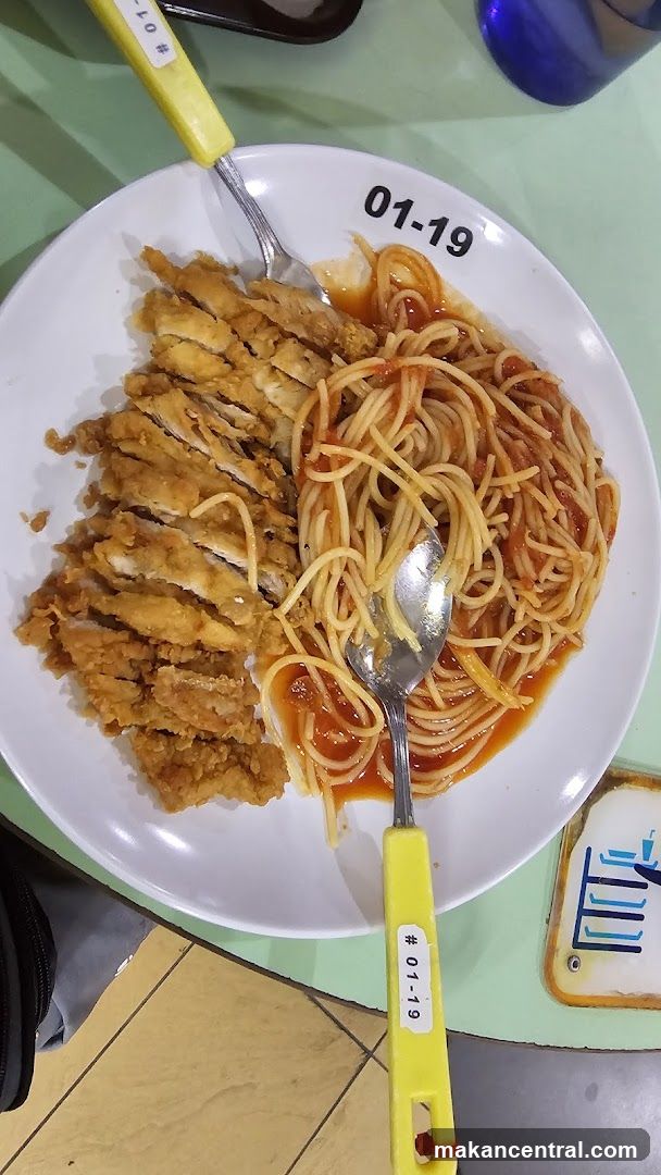 Fried Chicken and Spaghetti