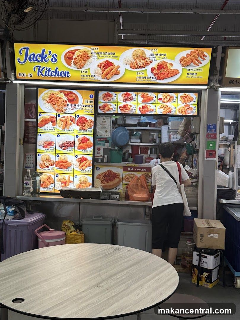 Jack's Kitchen Menu