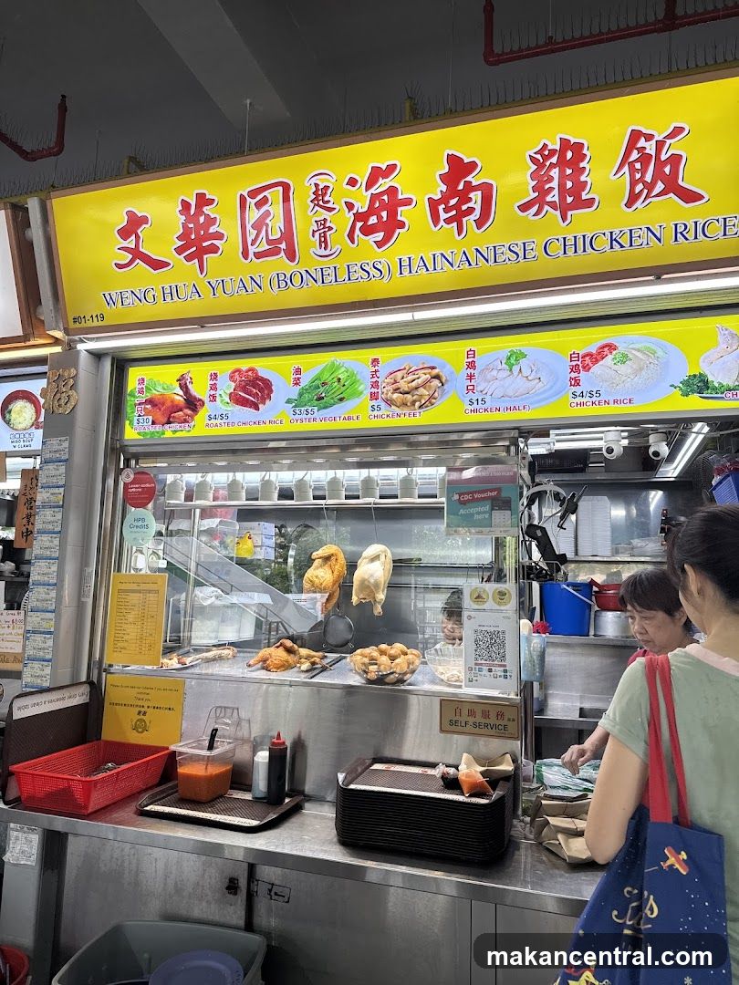 Weng Hua Yuan(Boneless) Hainanese Chicken Rice