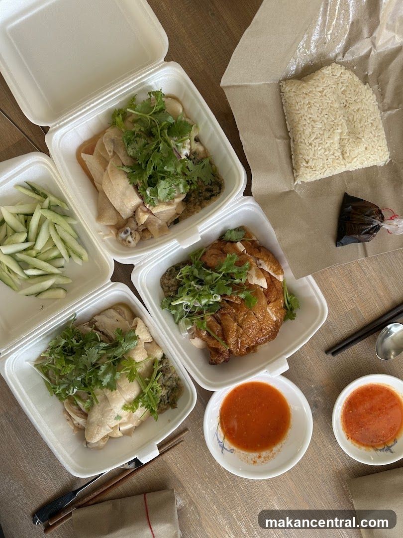 Hainanese Chicken Rice Takeout