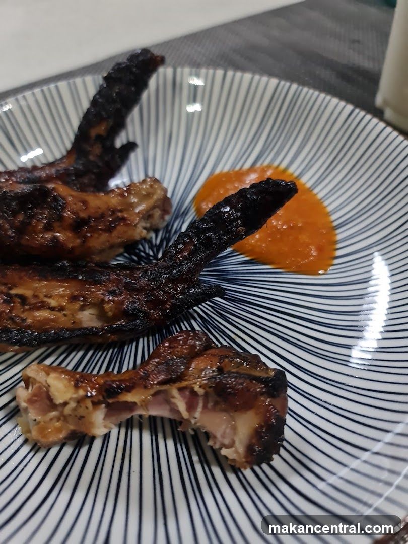 Grilled Chicken Wings with Sauce