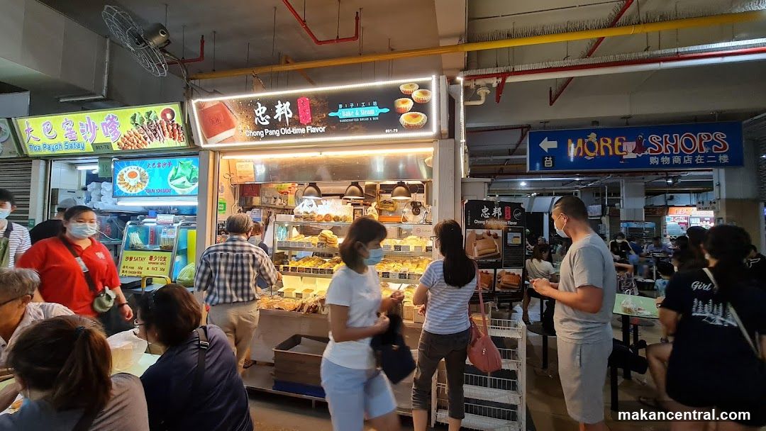 Food stalls in a market