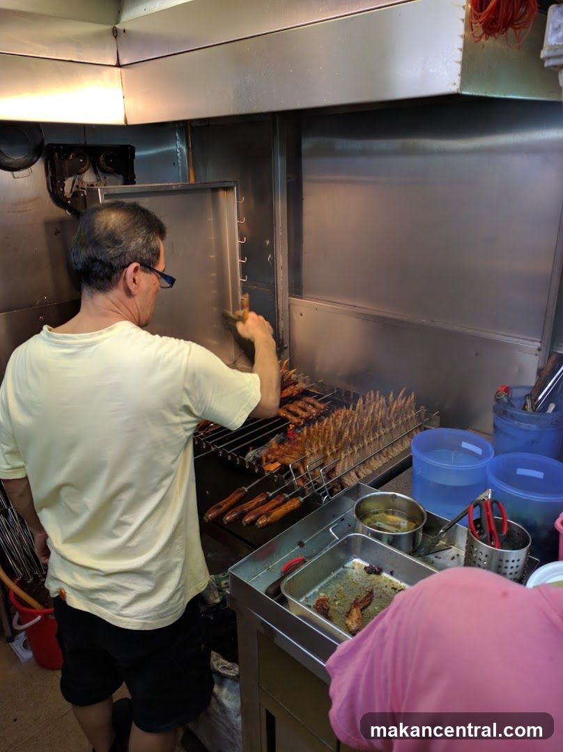 Grilling Food