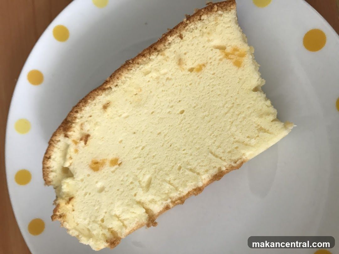 Slice of cake on a plate