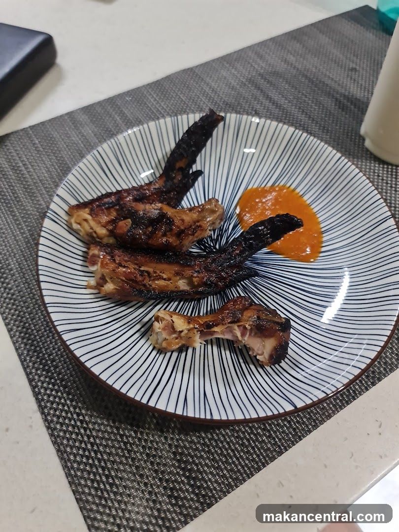 Grilled Chicken Wings with Sauce
