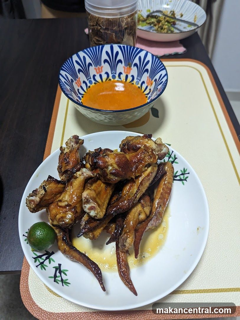 Chicken Wings with Dipping Sauce