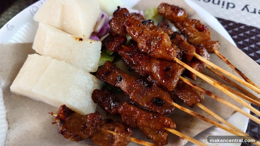 Chicken Satay with Rice Cakes