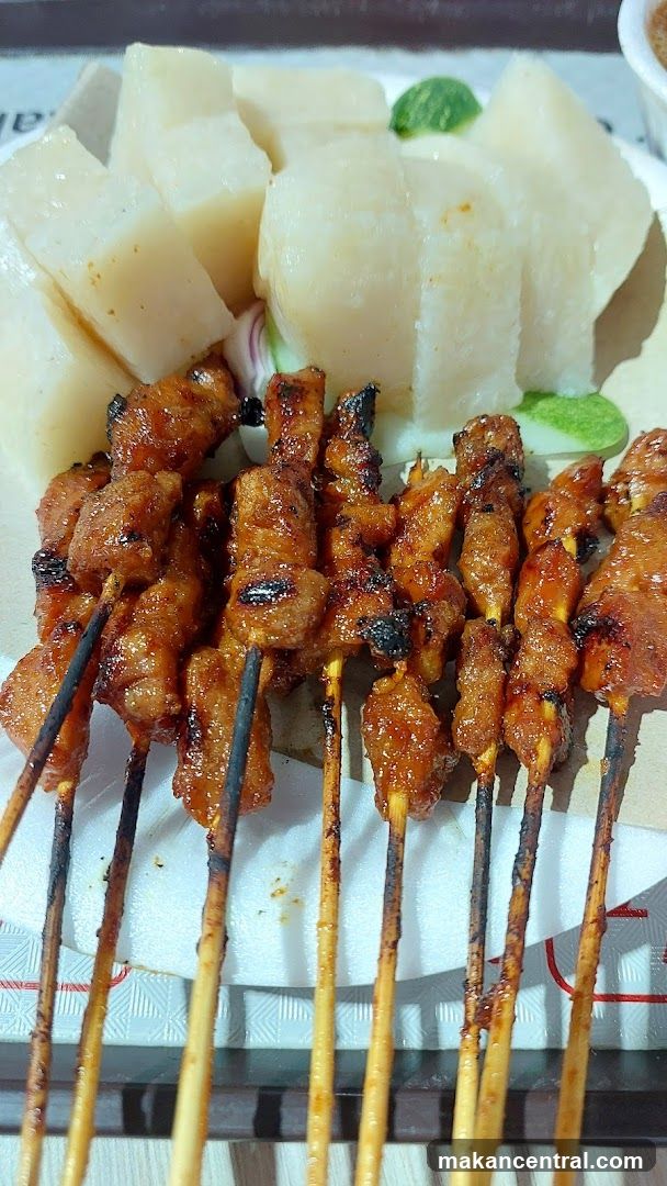 Chicken Satay with Rice Cakes