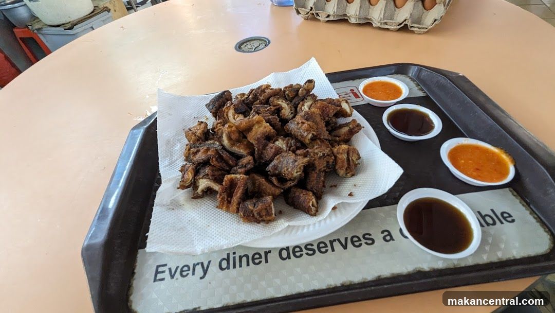 Fried Pork Intestines with Dipping Sauces