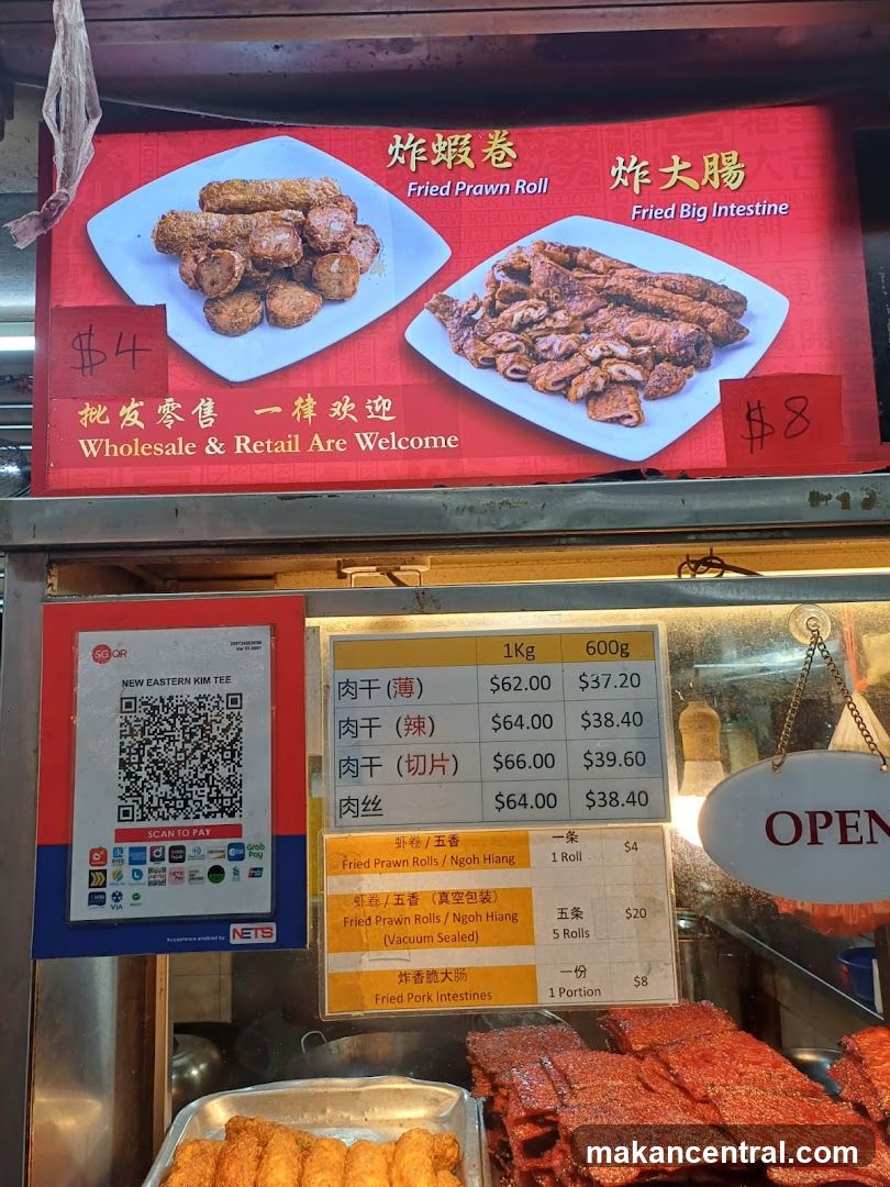 Food Stall Menu and Display