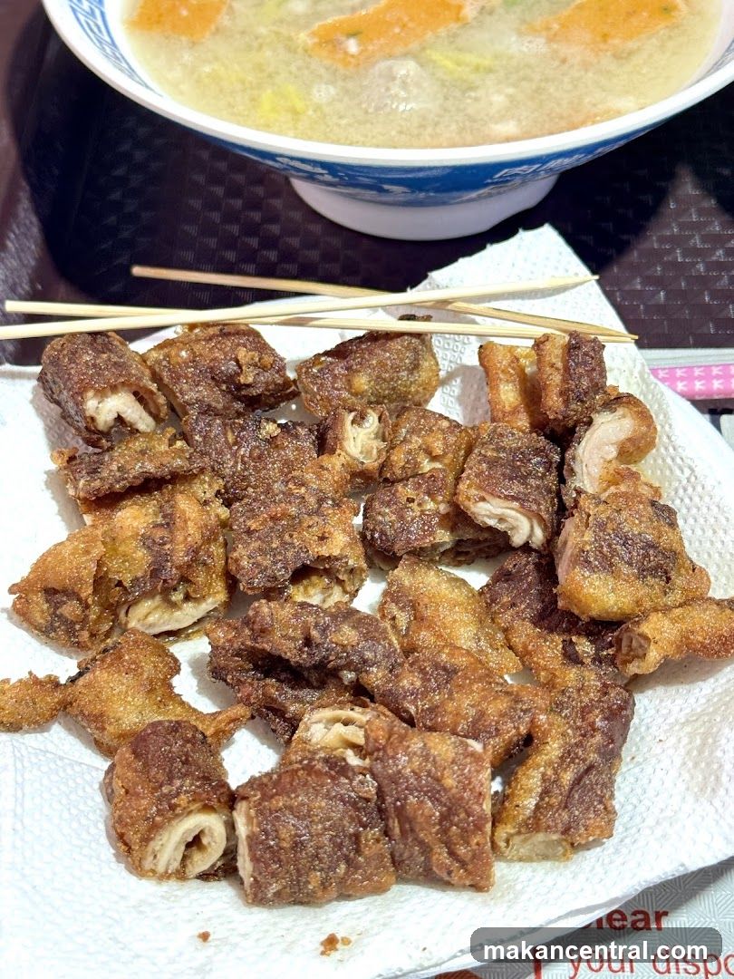 Fried Intestines and Soup