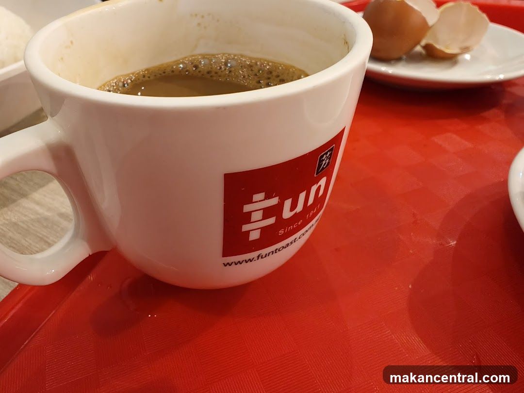 Coffee and Eggshell on Tray