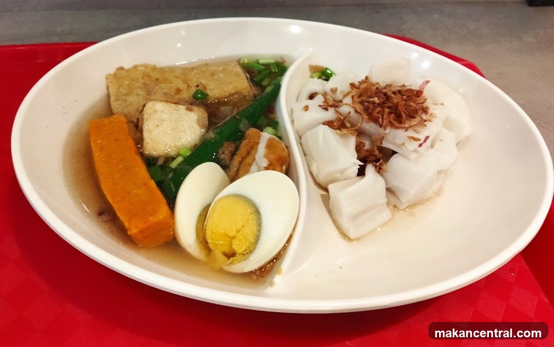 Noodle Soup with Egg and Tofu