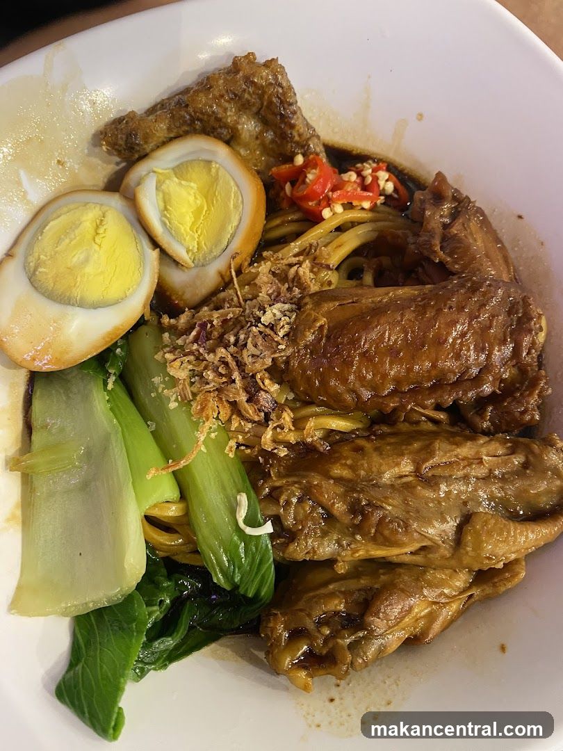 Braised Chicken Noodles