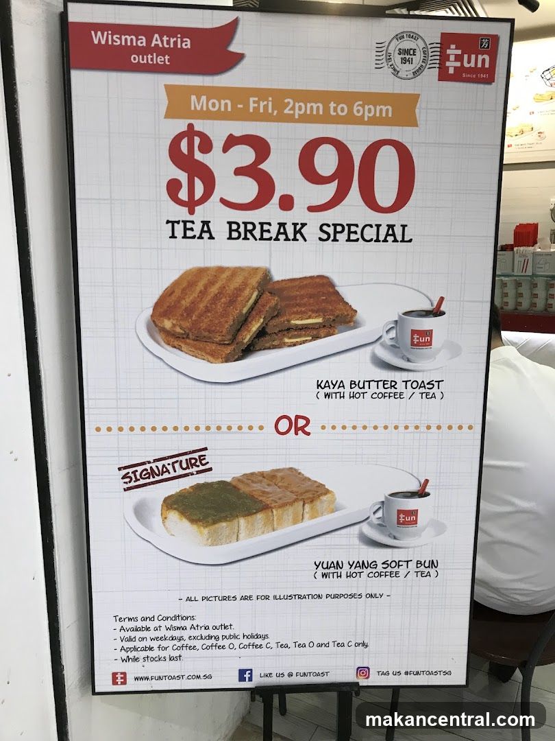 Fun Toast Tea Break Special