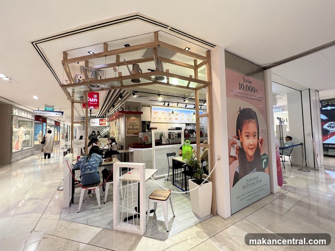 Mall Food Stall and Ear Piercing Advertisement