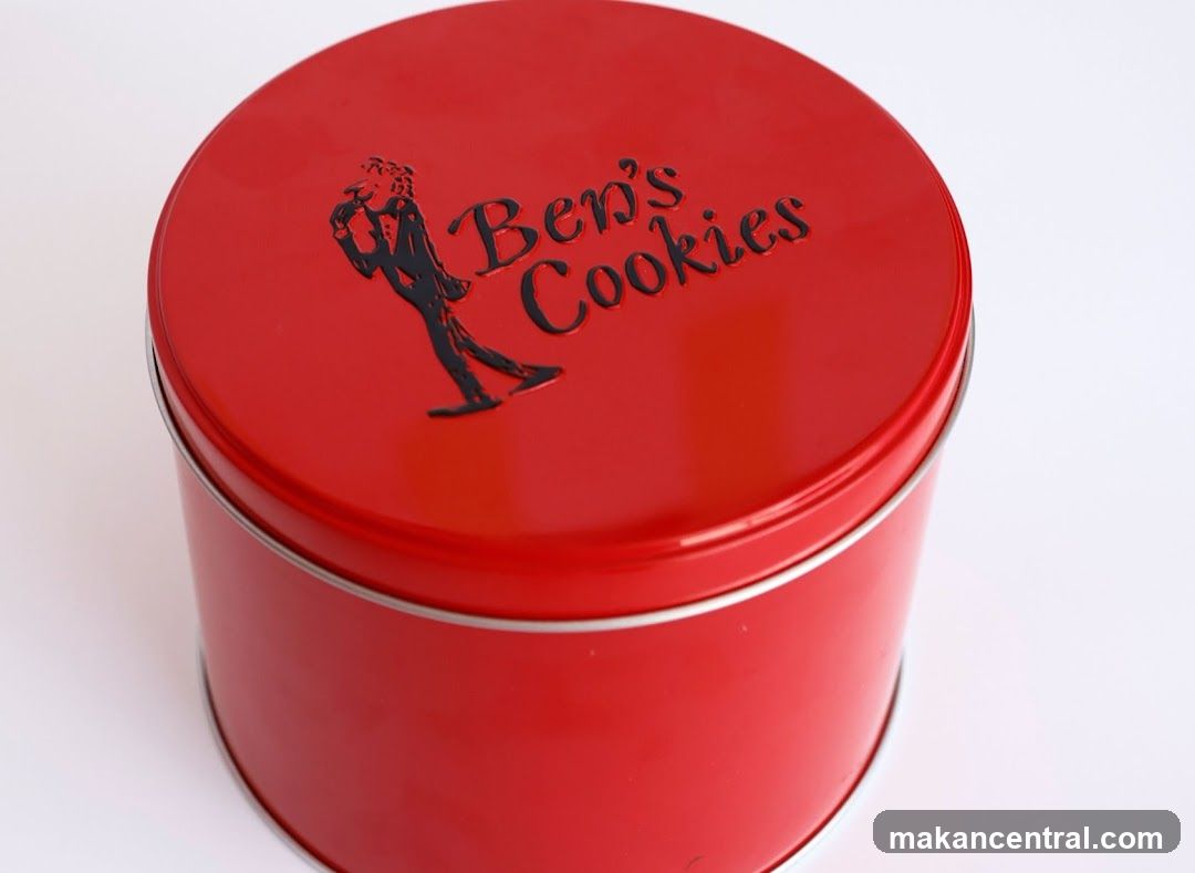 Ben's Cookies Tin