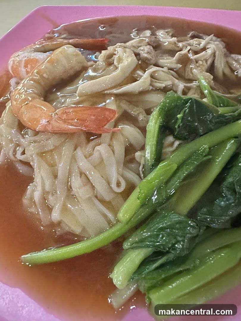 Noodles with Shrimp and Vegetables