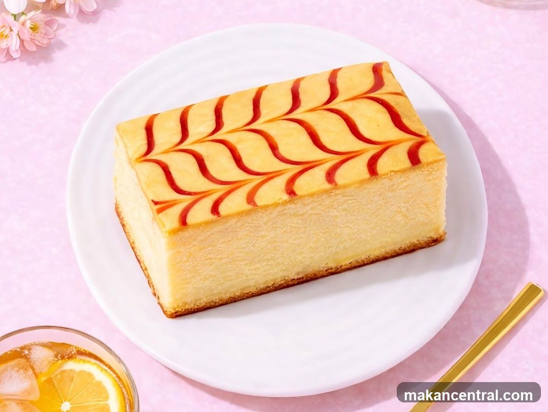 Cheesecake Slice with Swirls