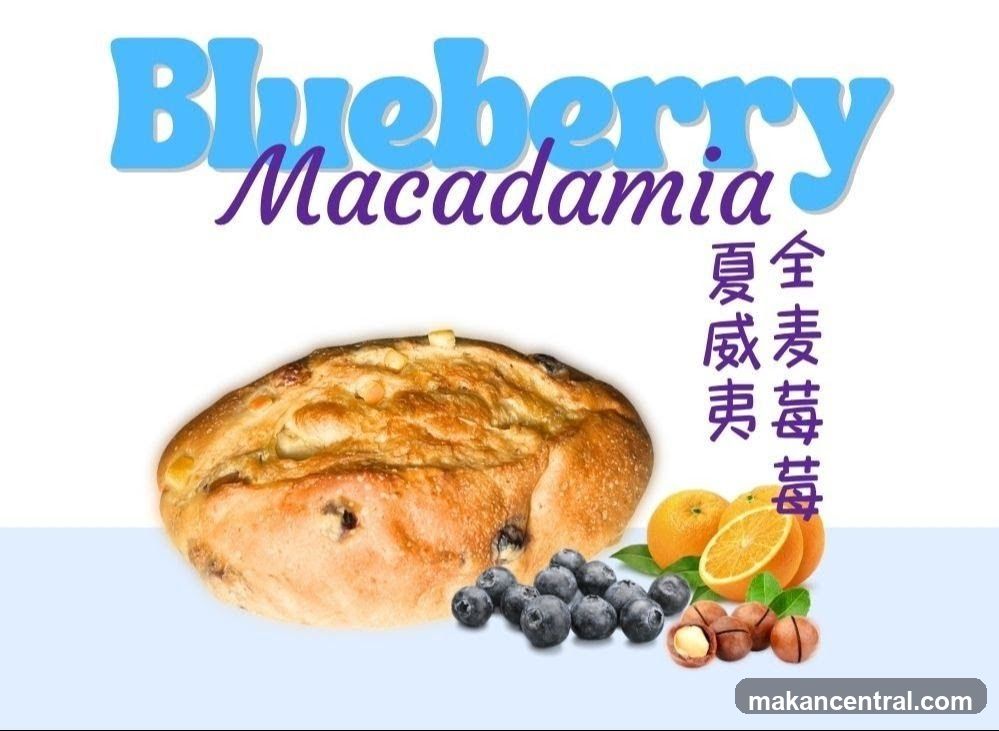 Blueberry Macadamia Bread