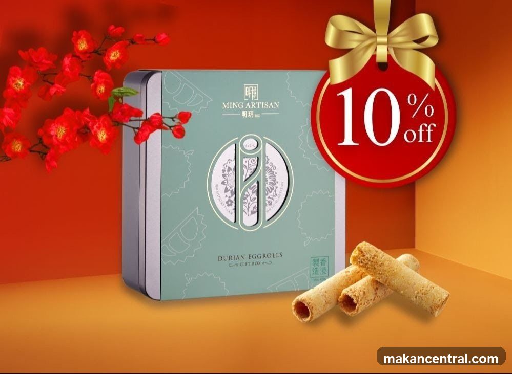 Ming Artisan Durian Eggrolls Gift Box