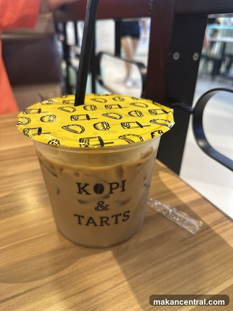 Iced Coffee with Kopi & Tarts Logo