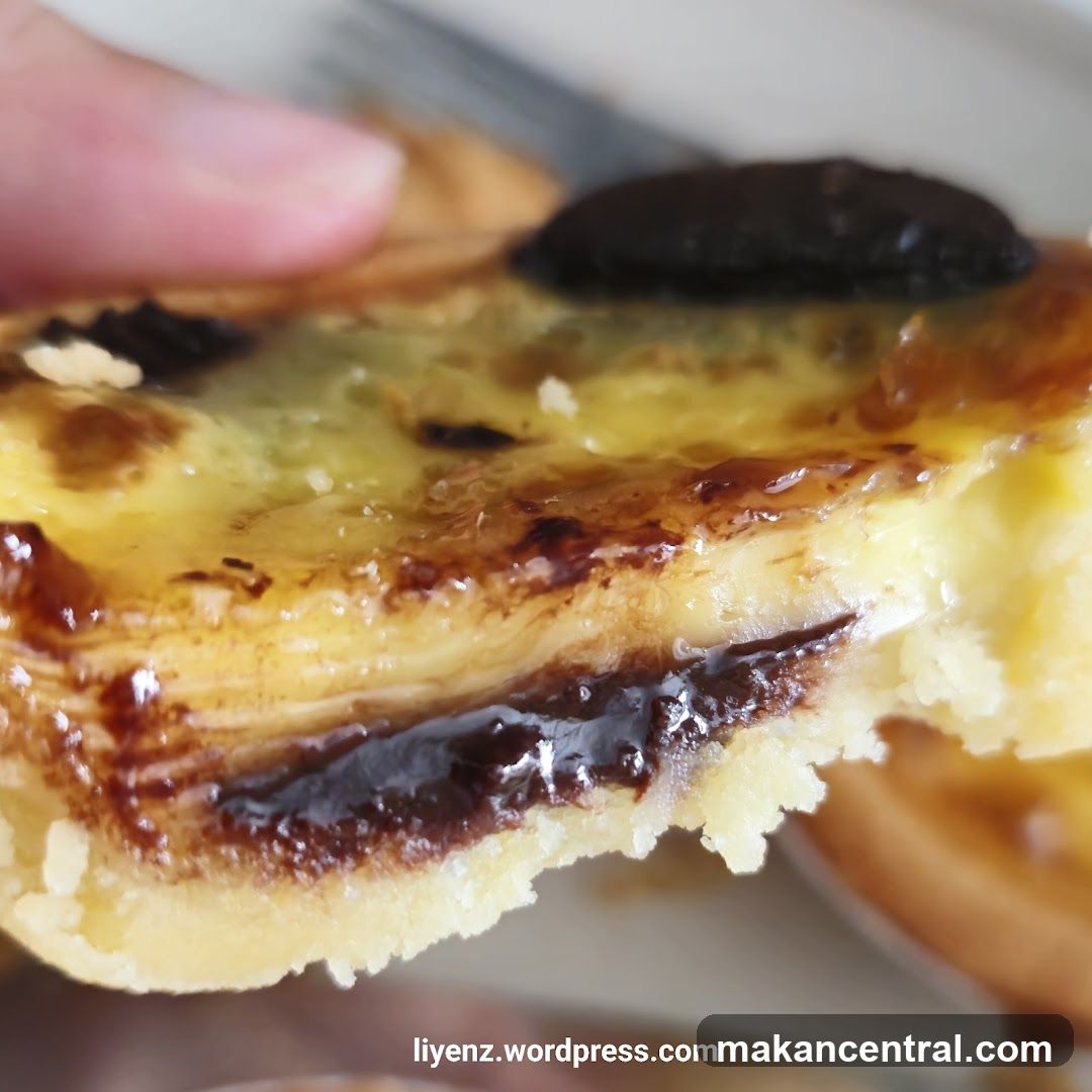 Close-up of an Egg Tart