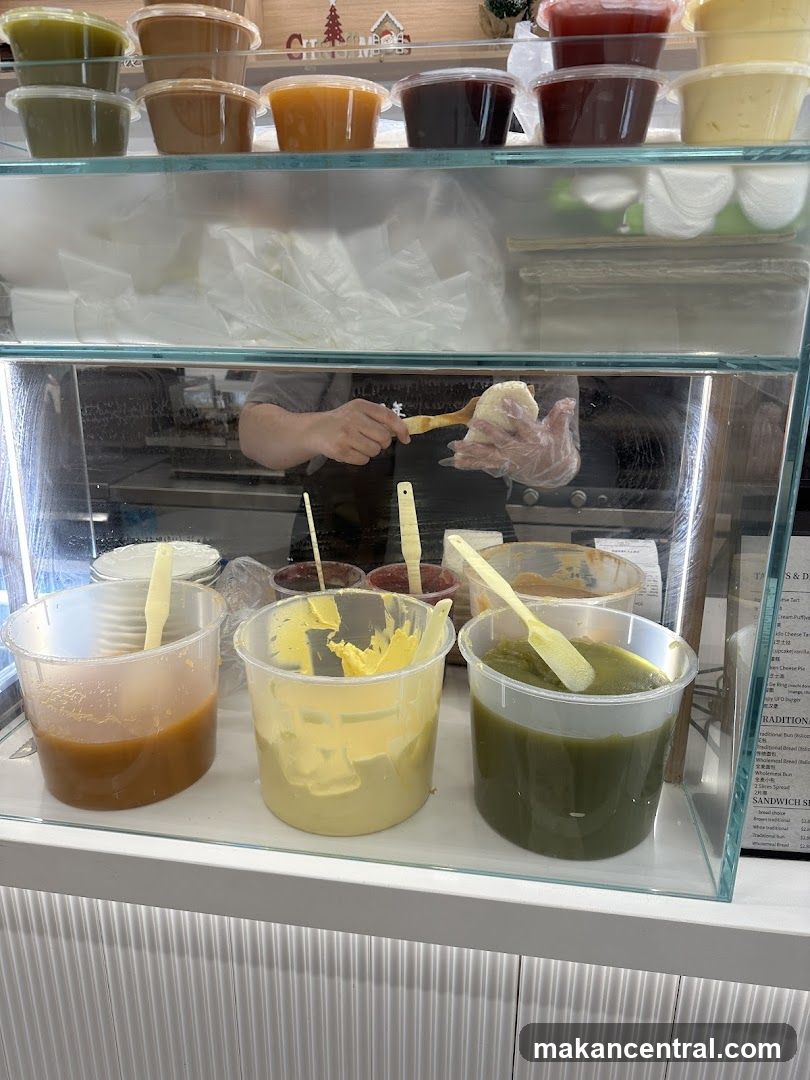 Dessert Toppings Display