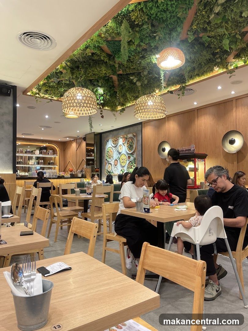 Restaurant Interior with Greenery
