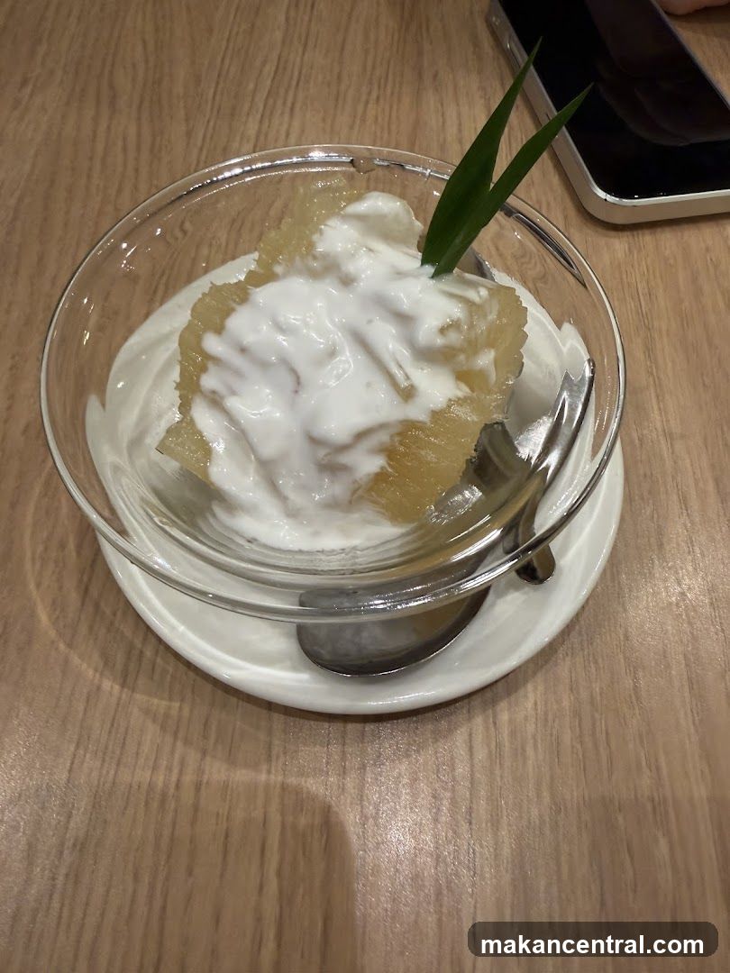 Dessert with Coconut Milk