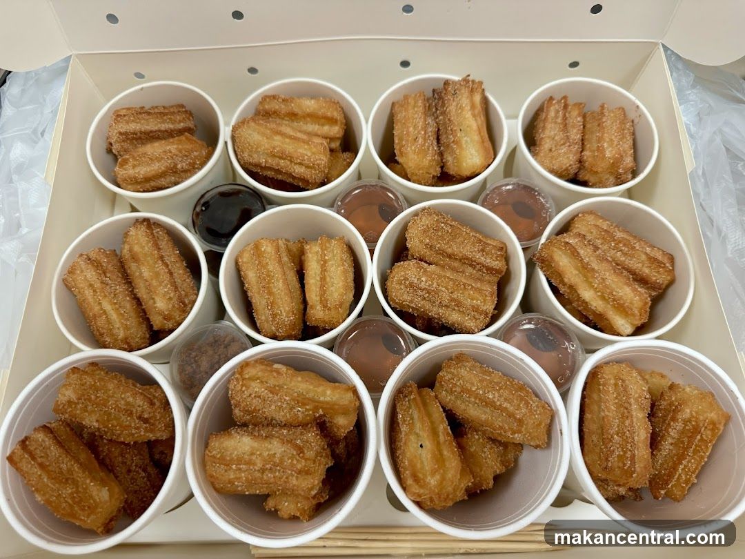 Churros with Dipping Sauces
