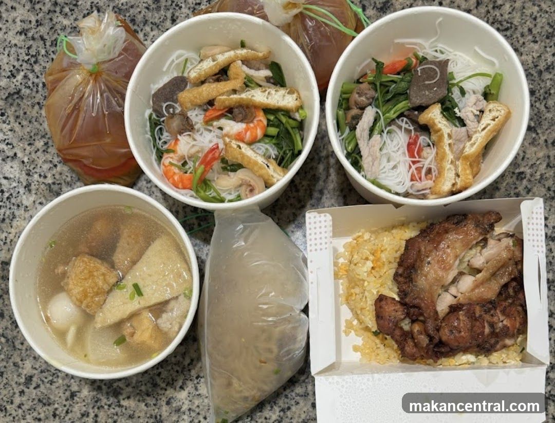 Takeout Food Assortment