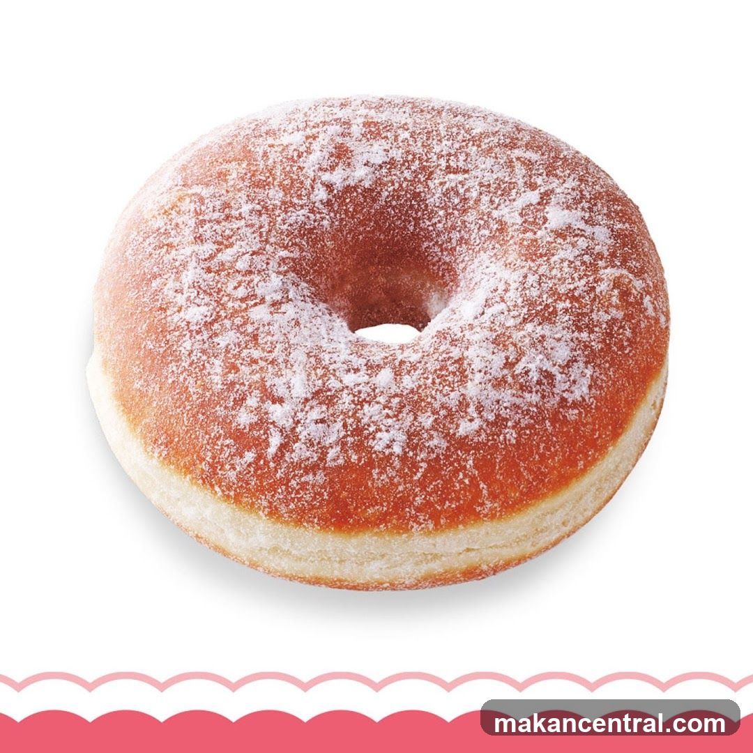 Donut with Powdered Sugar