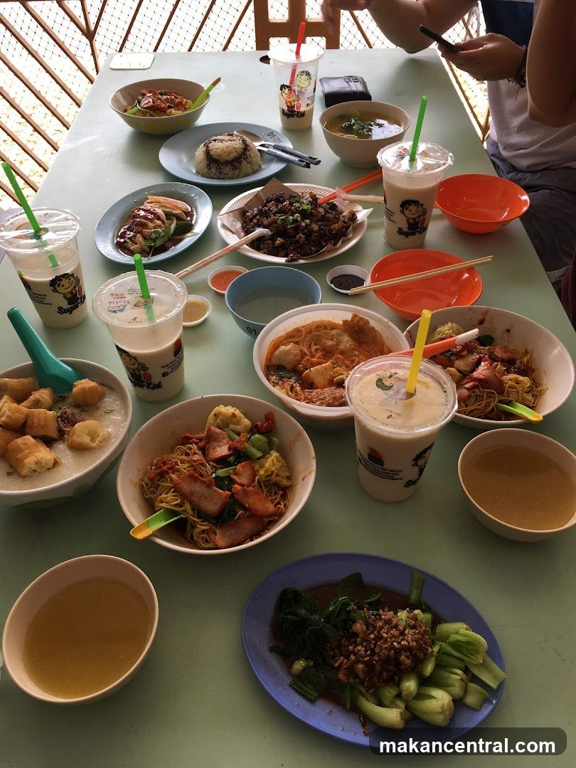 Table of Food and Drinks