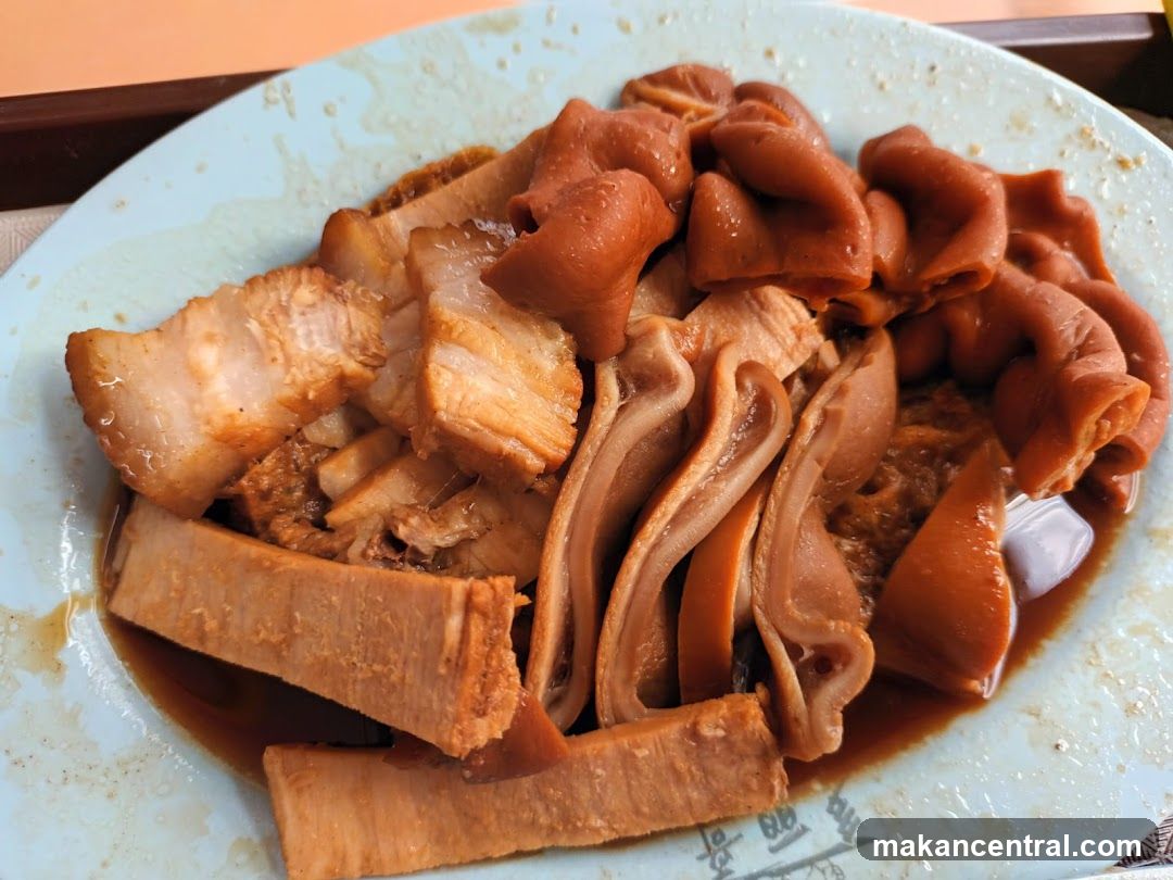 Braised Pork and Intestines