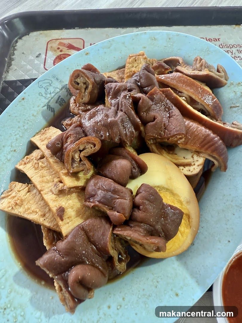 Braised Intestines and Egg