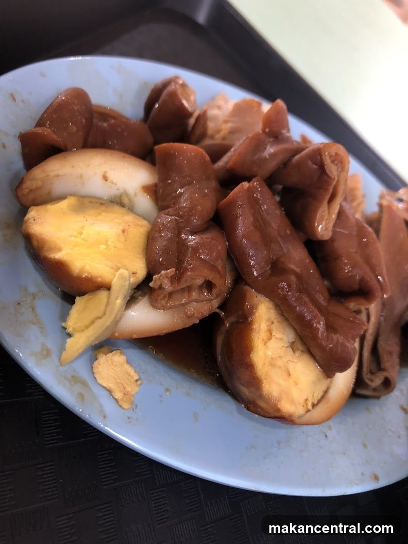 Braised Pork Intestines and Eggs