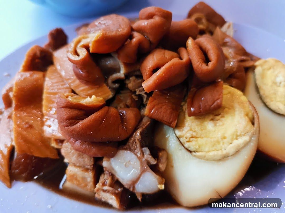 Braised Pork Intestines and Eggs
