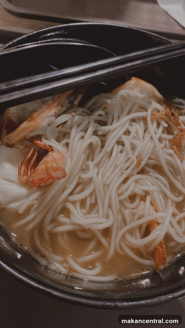 Noodle Soup with Shrimp