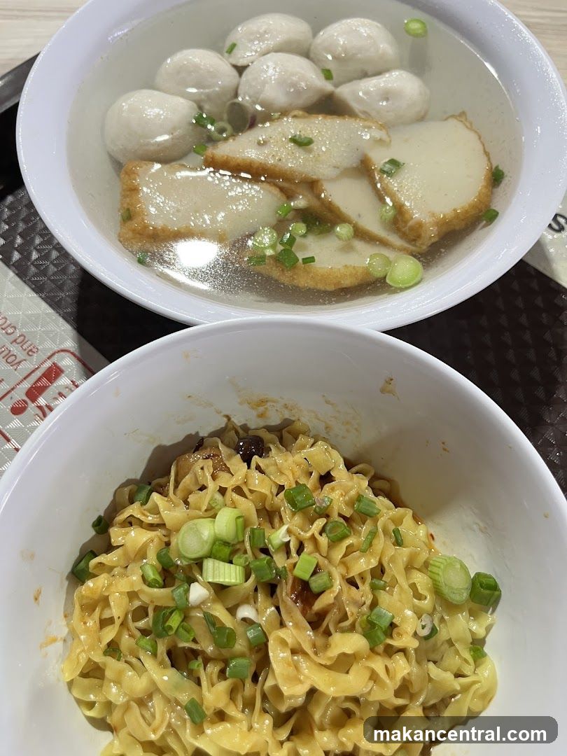 Noodles and Fish Balls