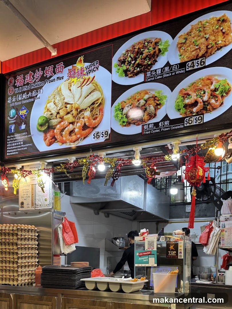 Food Stall Menu and Kitchen