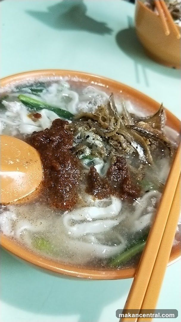 Noodle Soup with Chili Paste and Anchovies