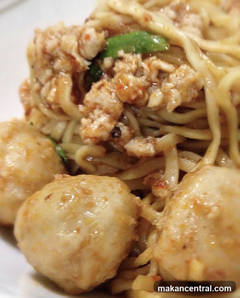 Noodles with Meat and Meatballs